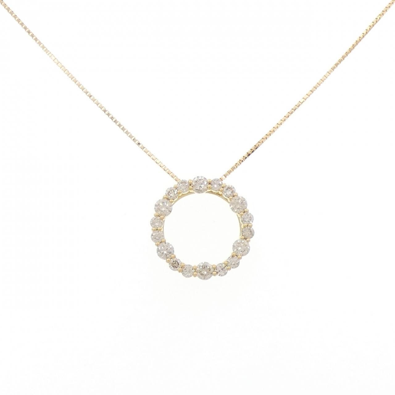 K18YG ダイヤモンド ネックレス 1.00CT
