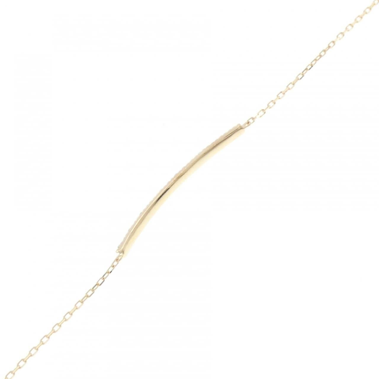 【リメイク】K10YG ダイヤモンド ブレスレット 0.24CT