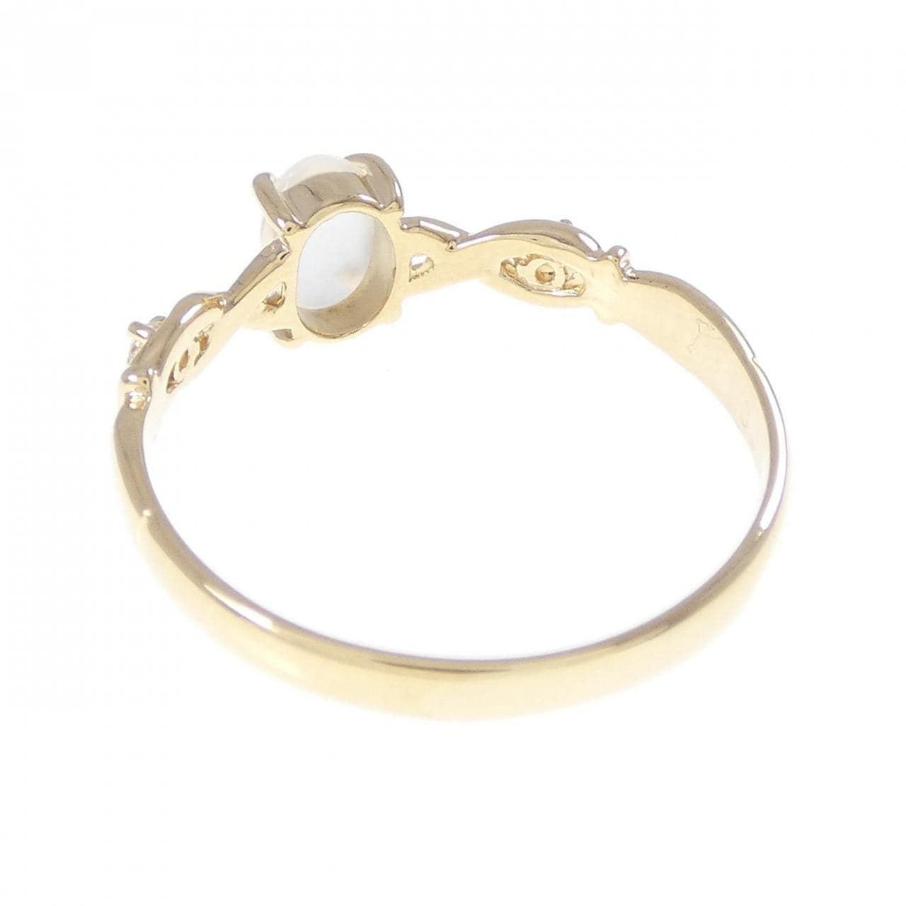 K18YG ムーンストーン リング