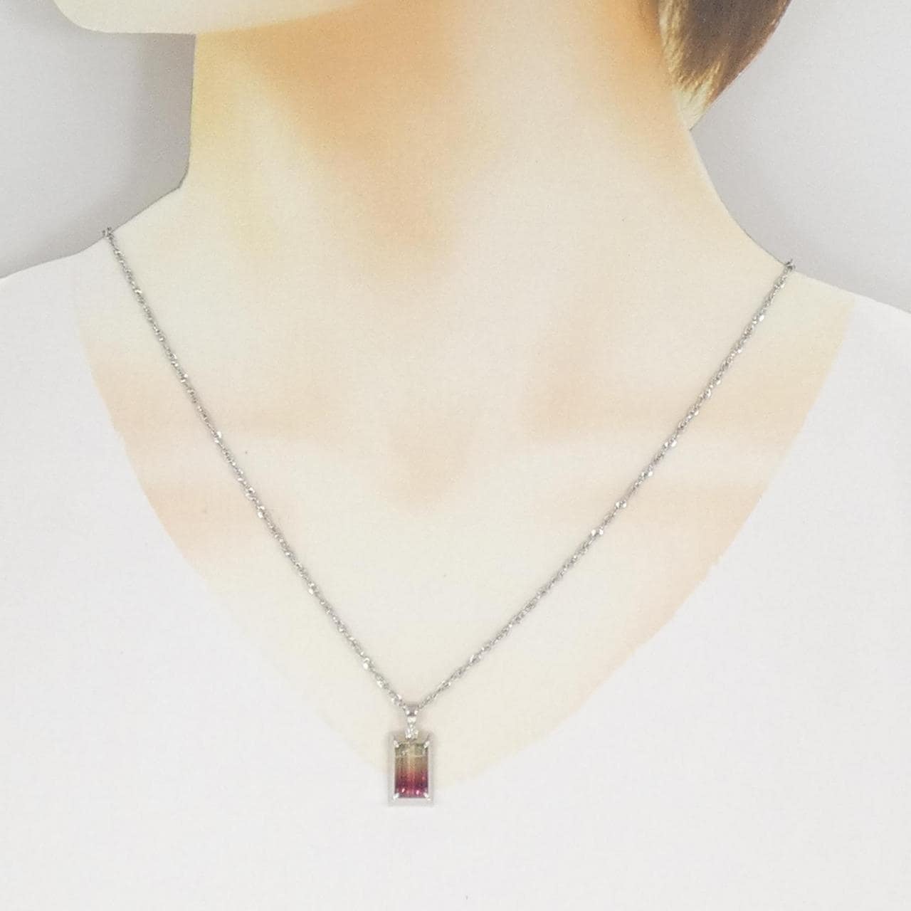 PT900/PT850 トルマリン ネックレス 3.72CT