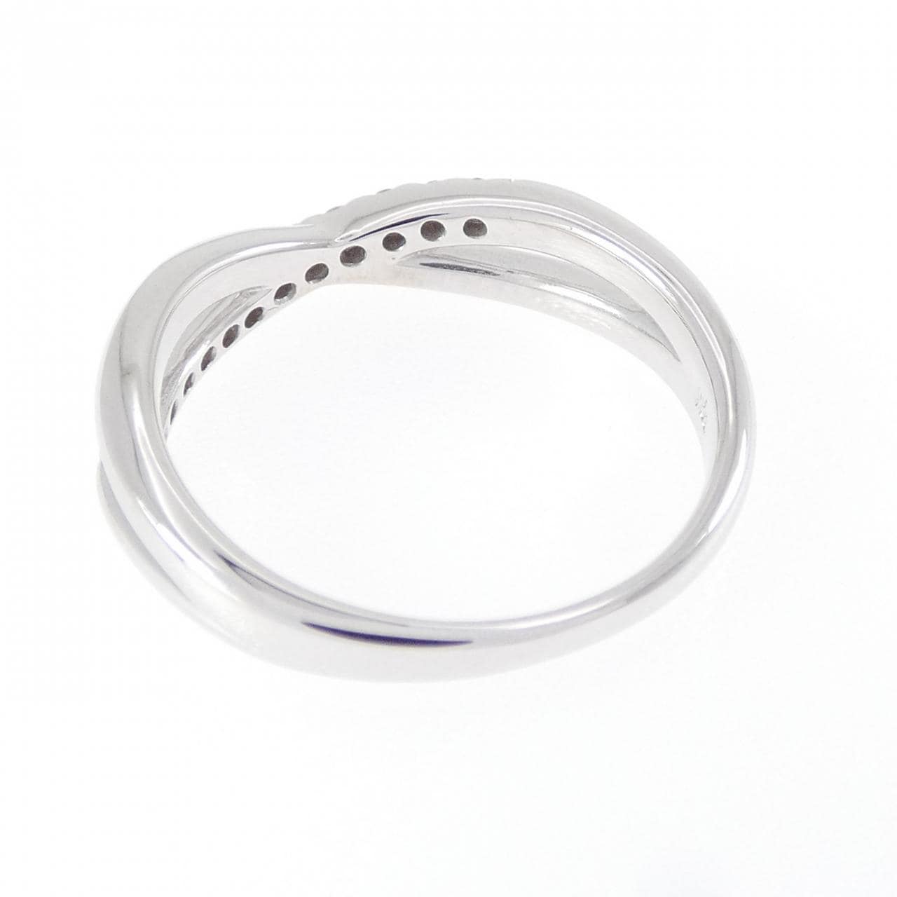 K10WG ダイヤモンド リング 0.10CT