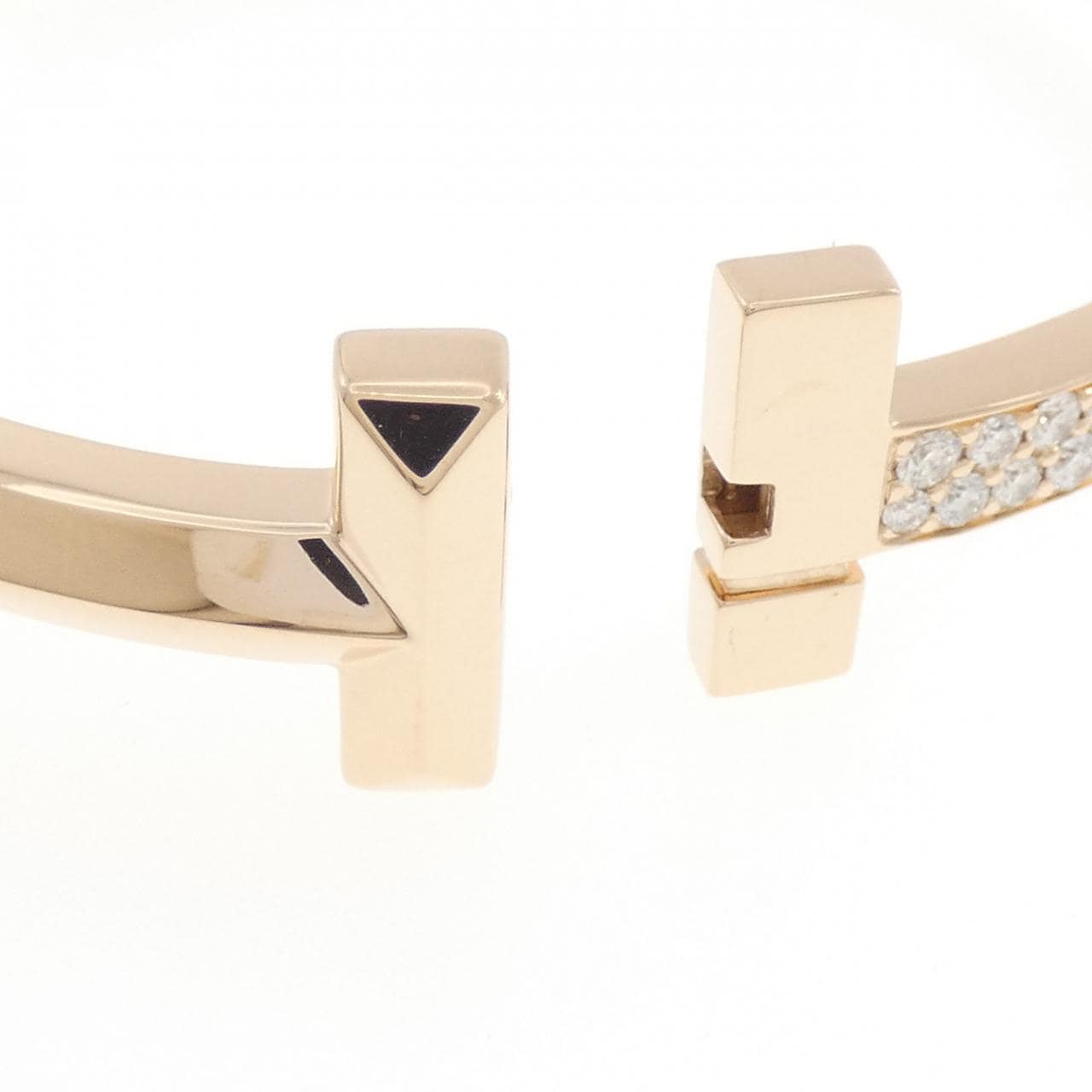 ティファニー Tワン ヒンジ ワイド バングル 2.01CT
