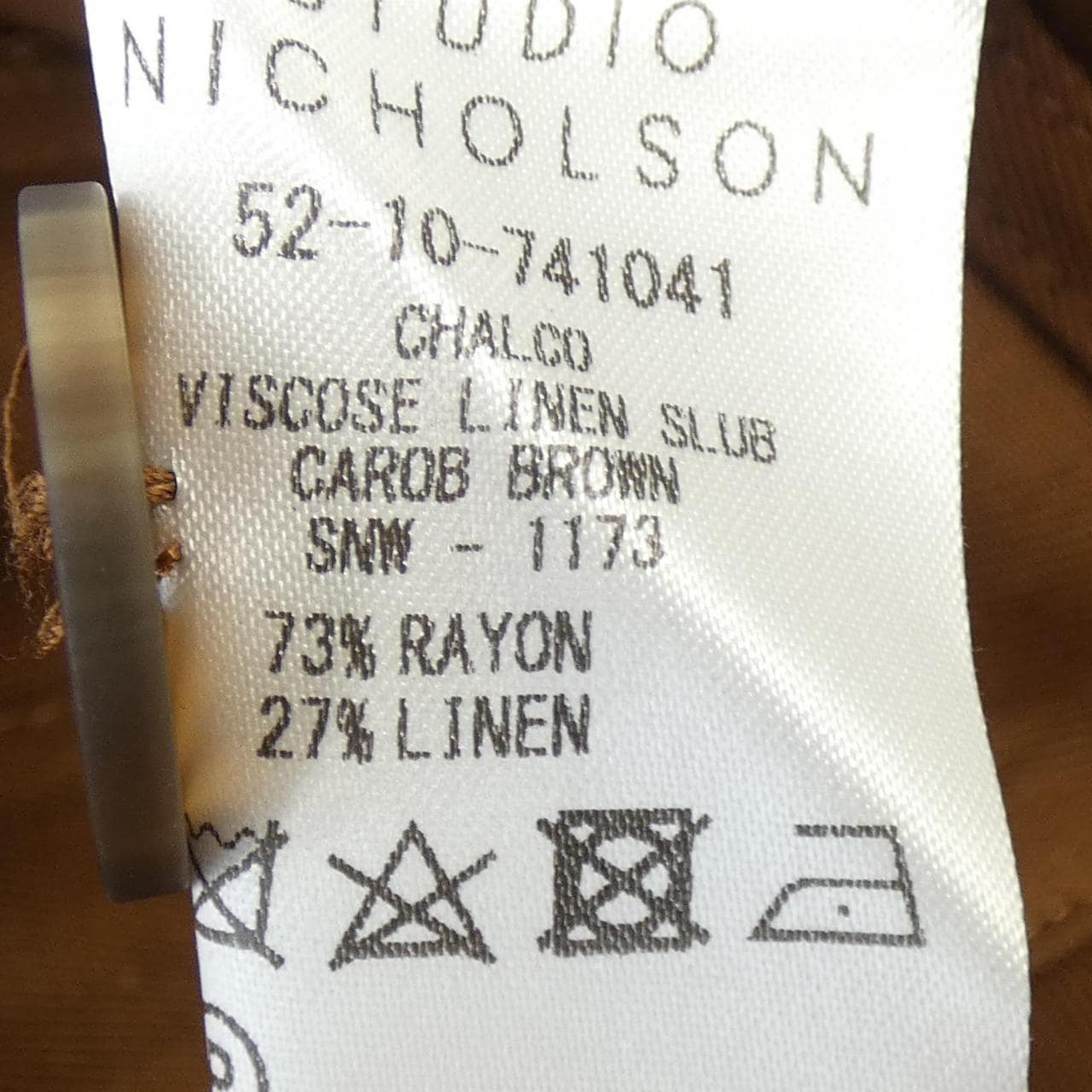 スタジオニコルソン STUDIO NICHOLSON パンツ