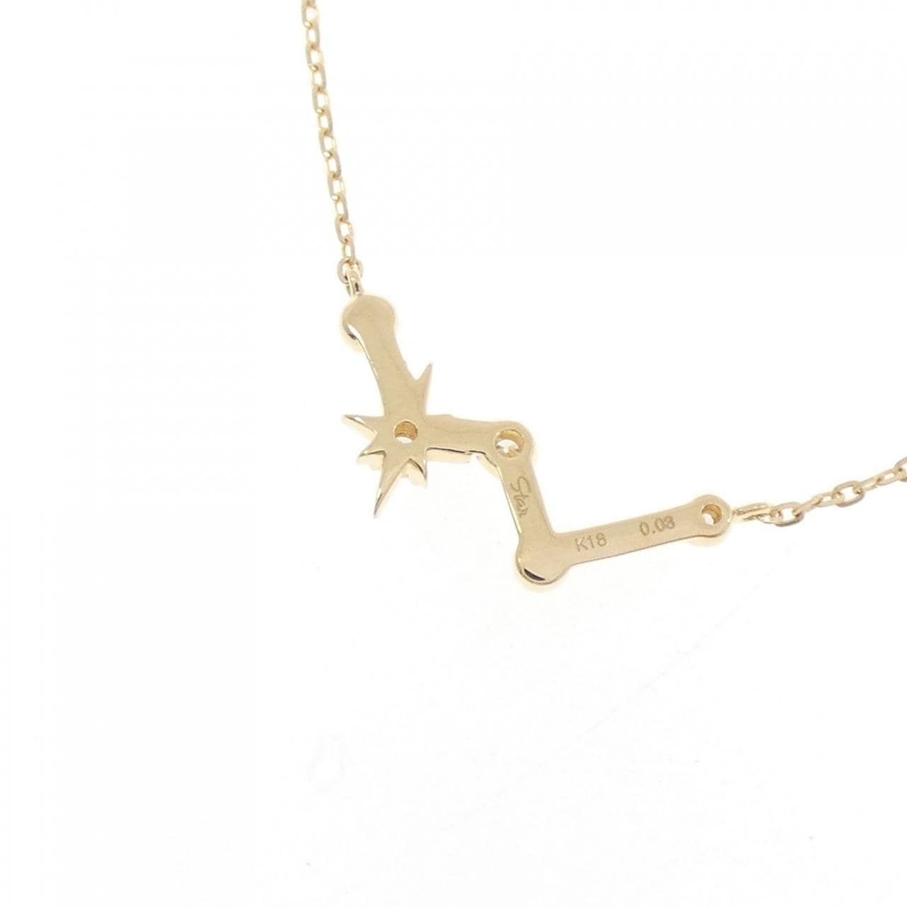 スタージュエリー ダイヤモンド ネックレス 0.03CT