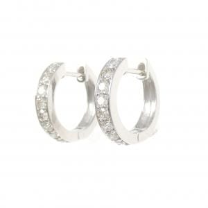 K18WG ダイヤモンド ピアス 0.50CT