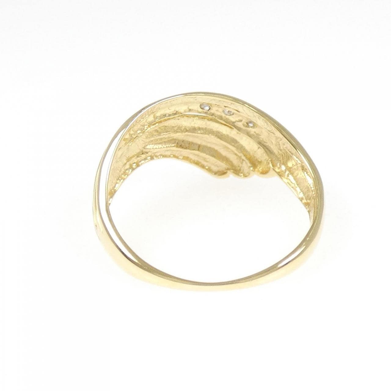 K18YG ダイヤモンド リング 0.03CT