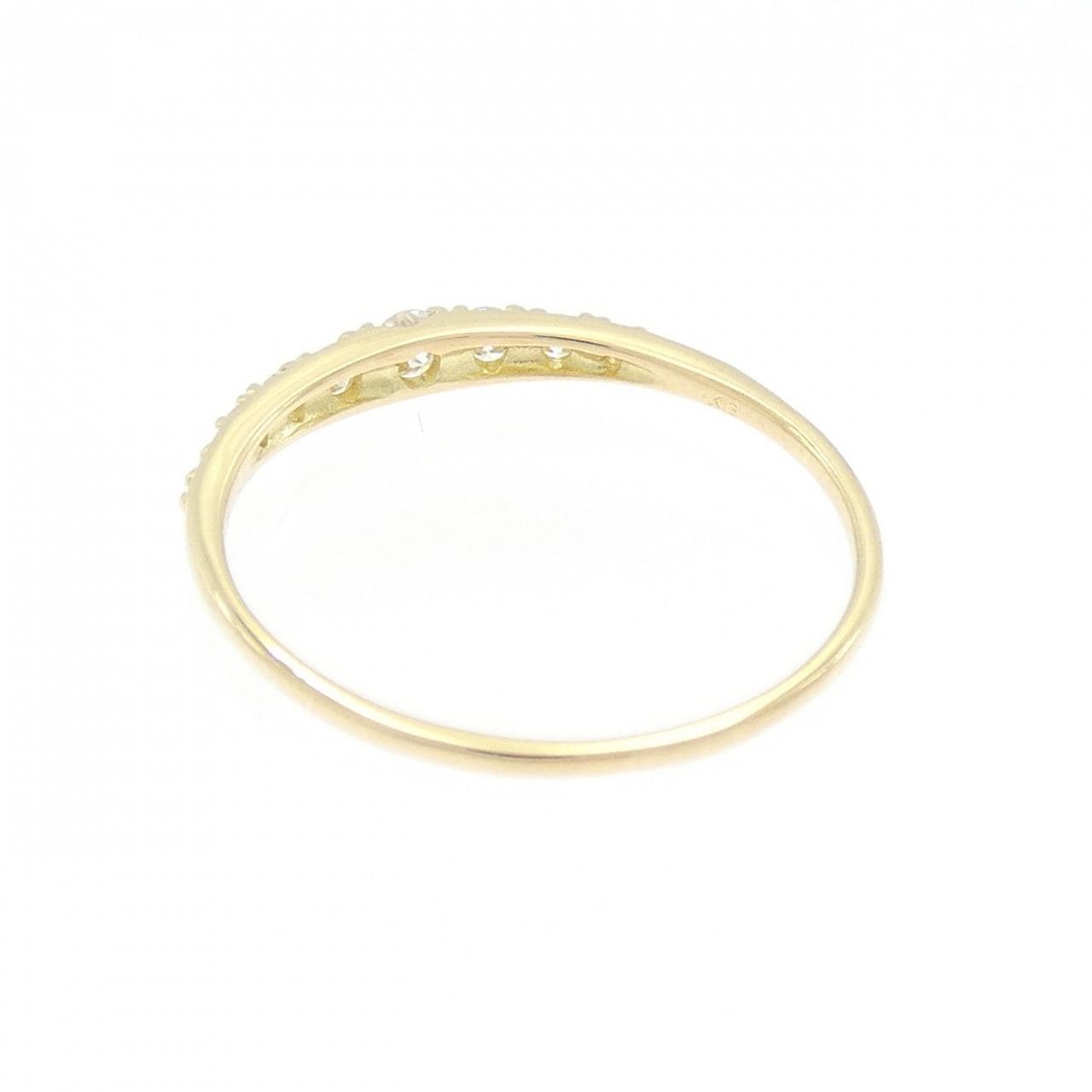 【リメイク】K18YG ダイヤモンド リング 0.15CT
