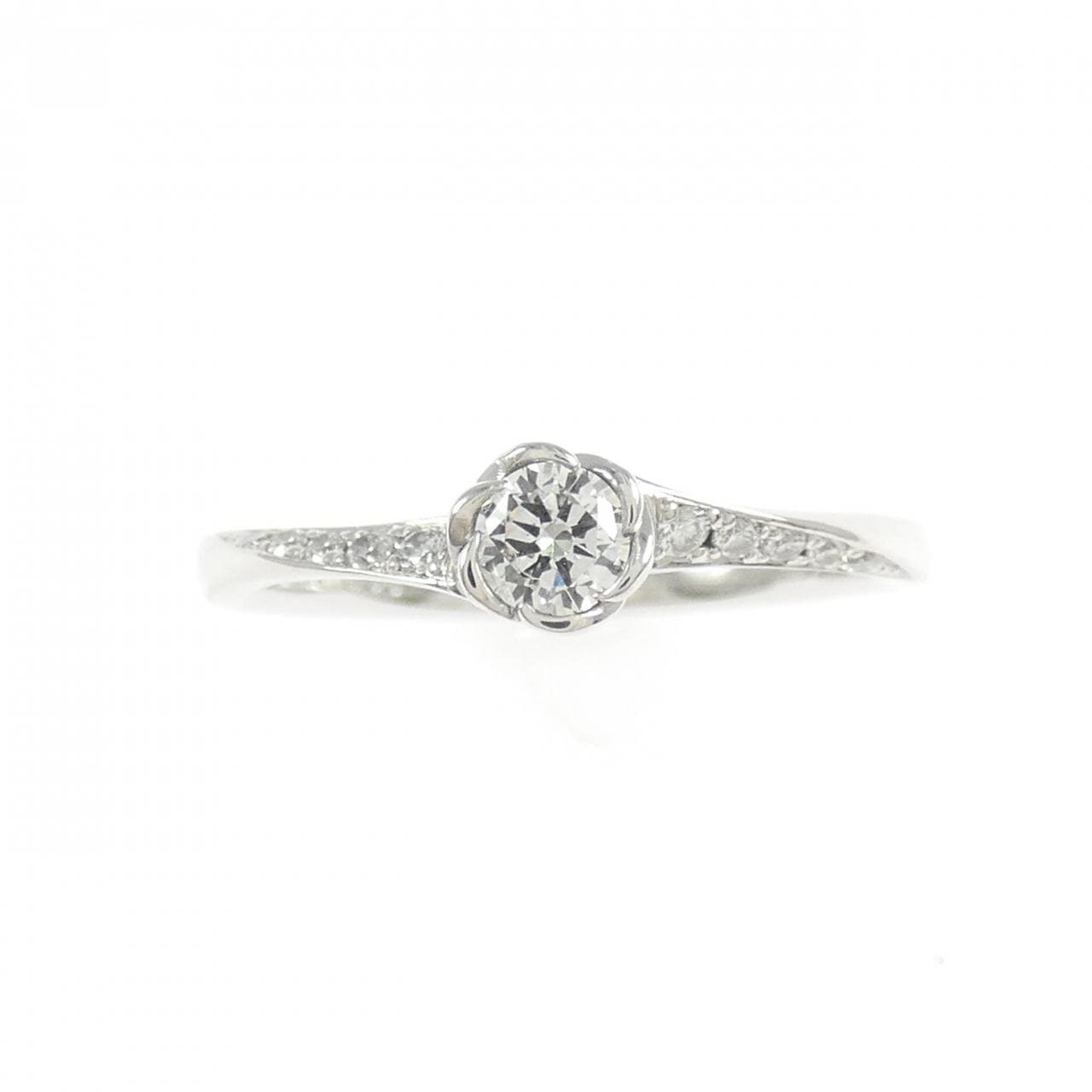 PT950 ダイヤモンド リング 0.15CT