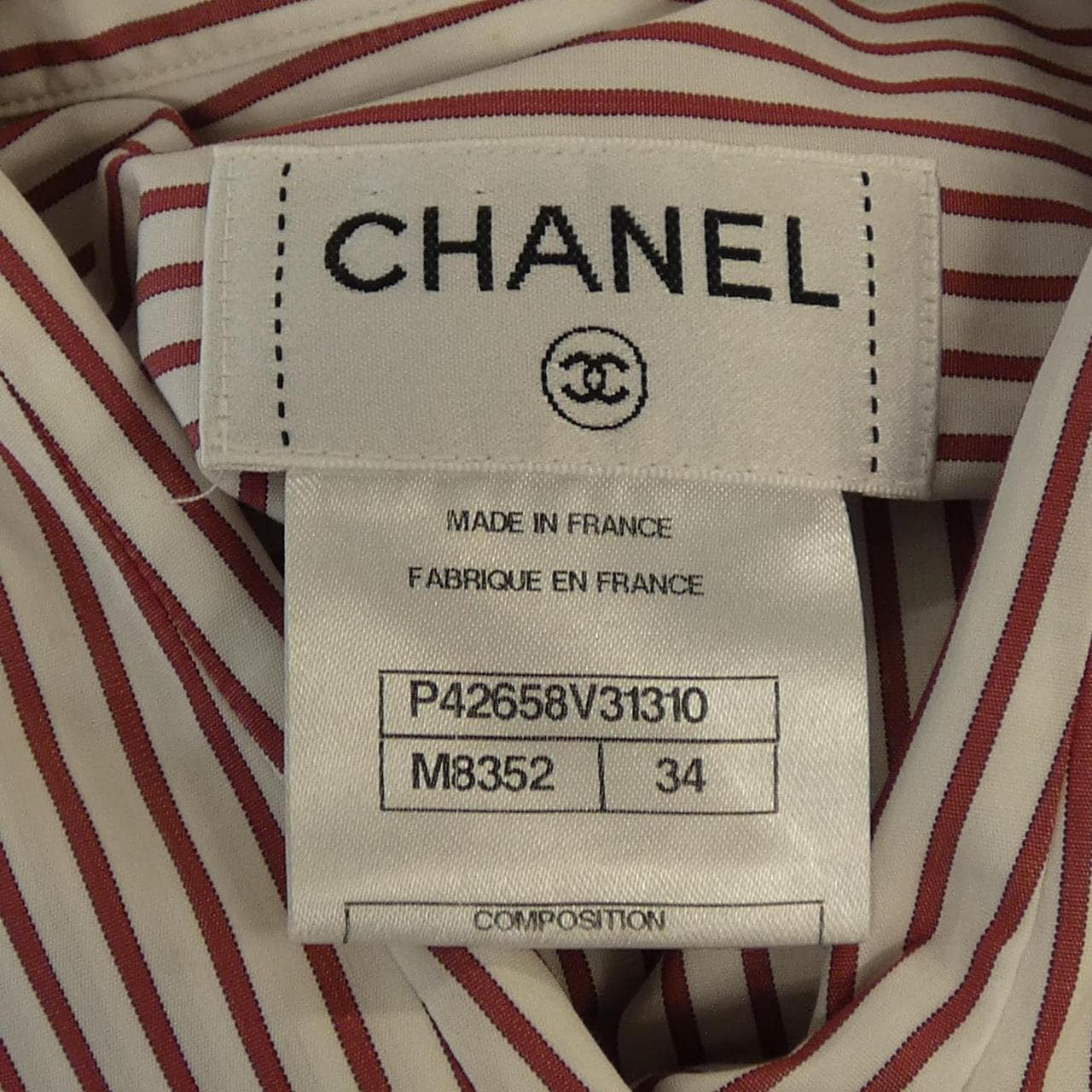 シャネル CHANEL P42658V31310 12C S／Sシャツ