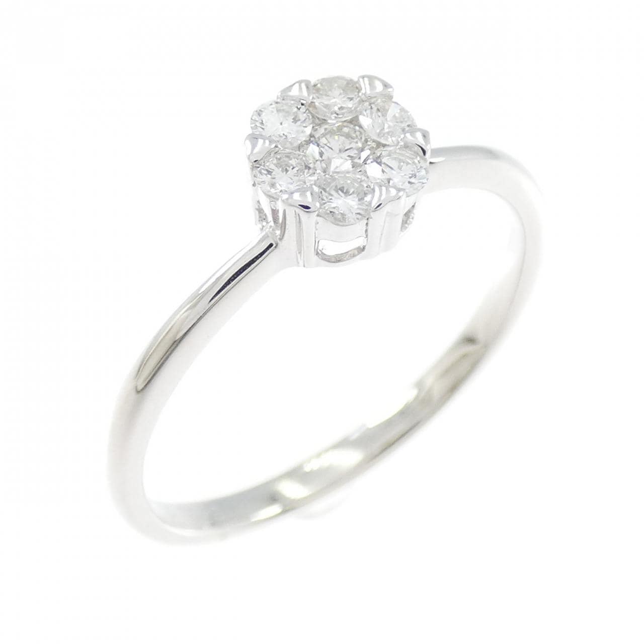 750WG ダイヤモンド リング 0.28CT