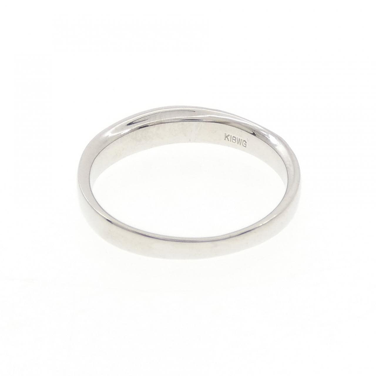 K18WG ダイヤモンド リング 0.12CT