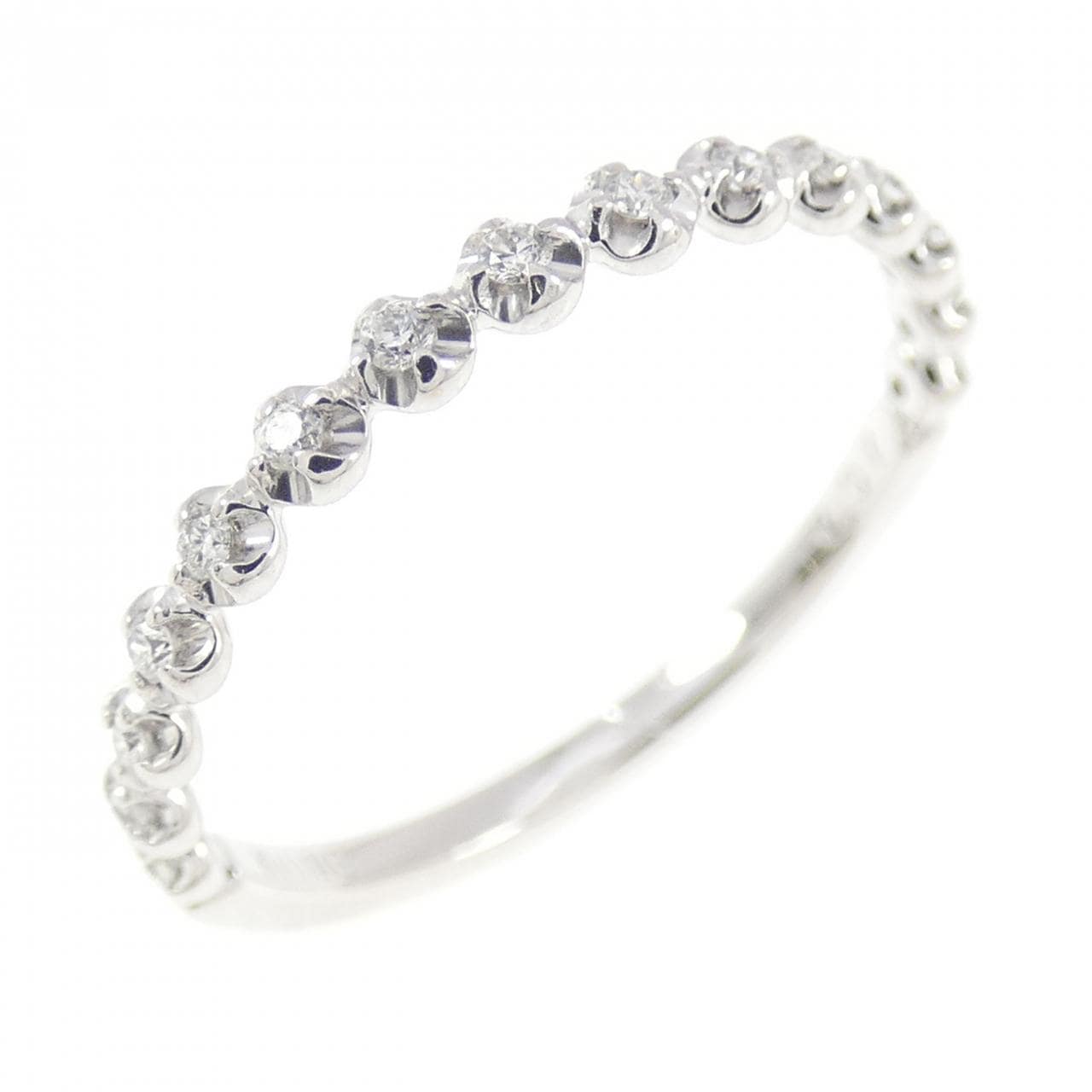 K10WG ダイヤモンド リング 0.07CT