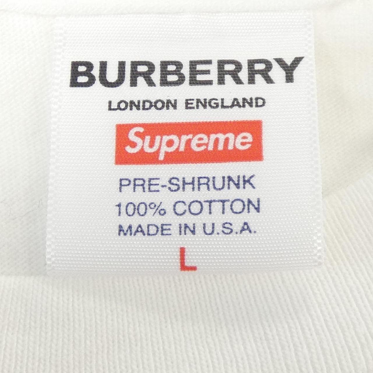 シュプリーム SUPREME BURBERRY Tシャツ