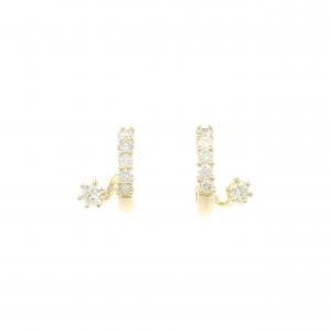 K18YG ダイヤモンド ピアス 0.40CT