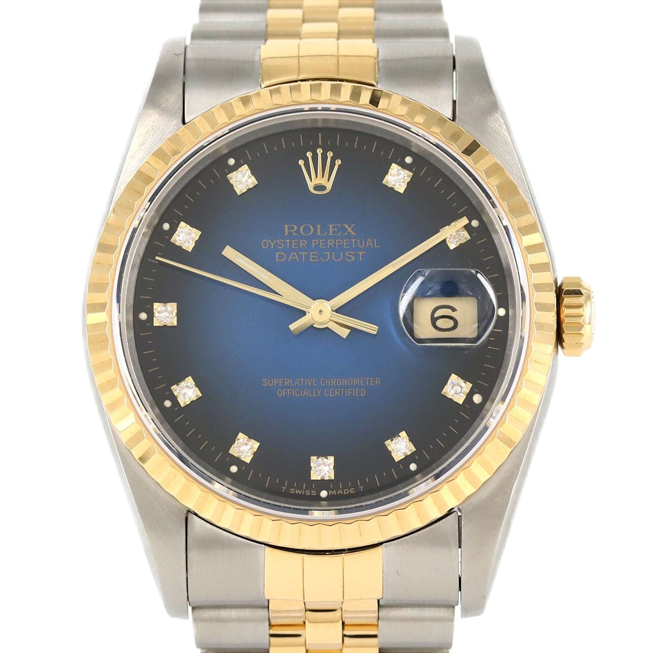 ROLEX Datejust 16233G.SSxYG自動上弦S 編號