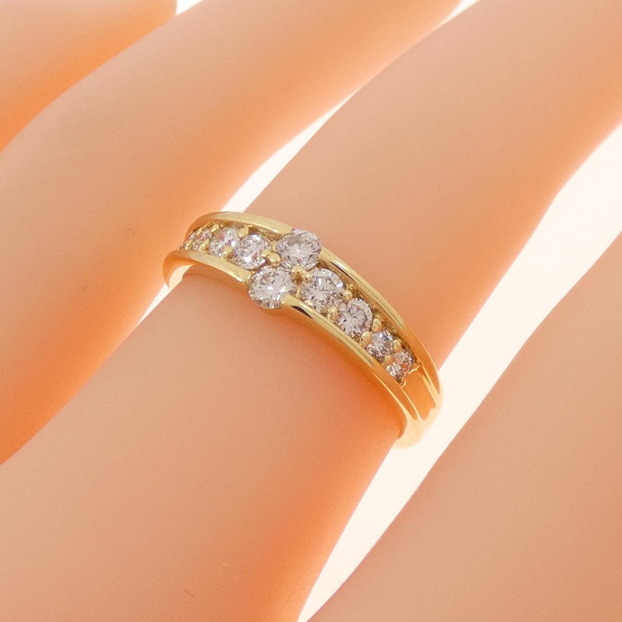 K18YG ダイヤモンド リング 0.50CT