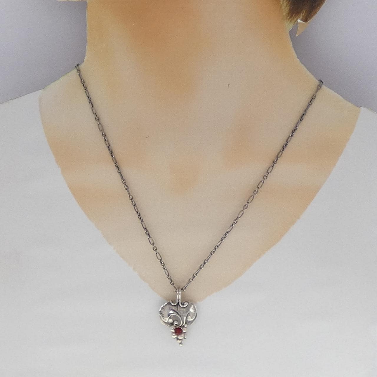 ジョージ ジェンセン メノウ ネックレス