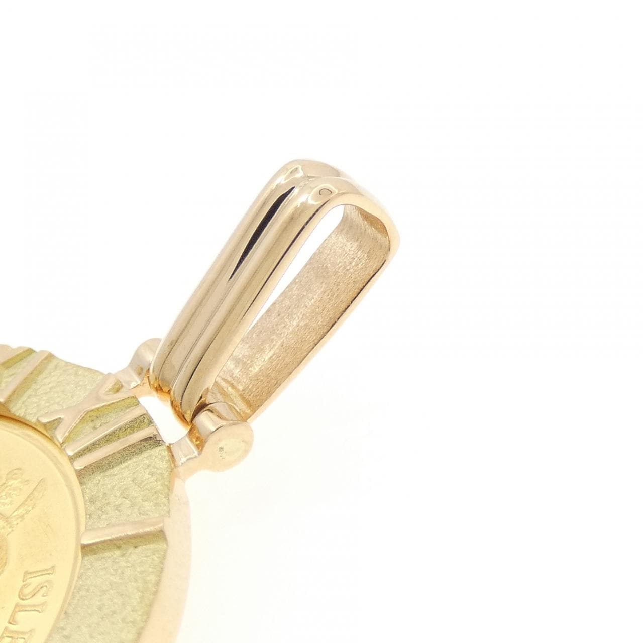 K18YG(枠) コイン ペンダント