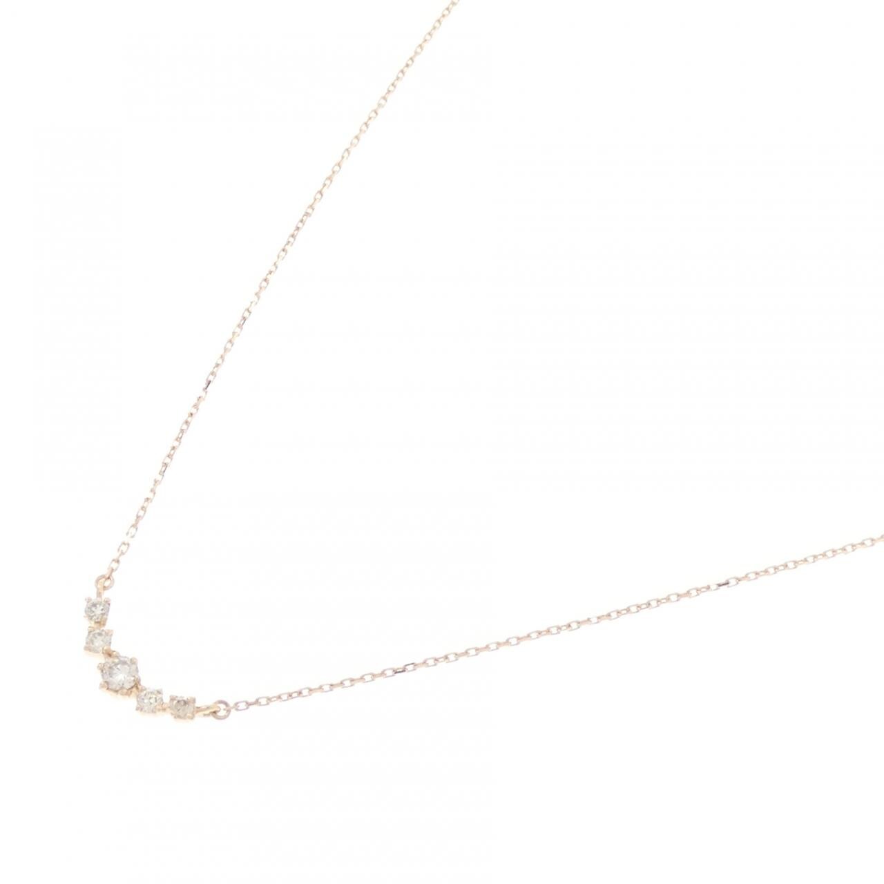 クミキョク ダイヤモンド ネックレス 0.07CT