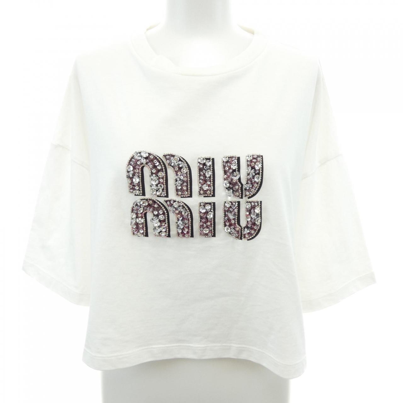 ミュウミュウ MIU MIU MJN426 12I0 Tシャツ