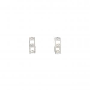 K18WG ダイヤモンド ピアス 0.06CT