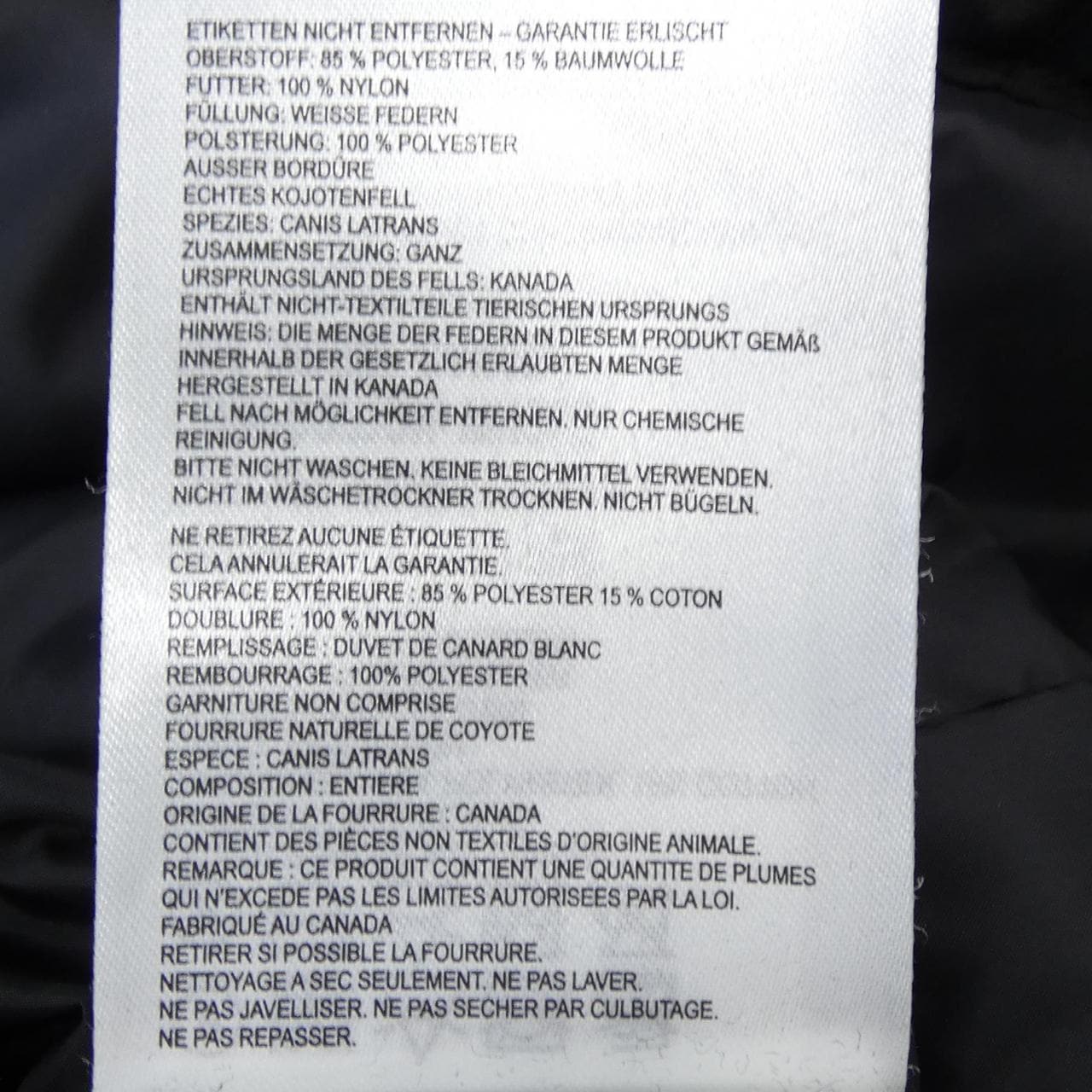 Canada Goose CANADA GOOSE 2302JL MACKENZIE Down Coat