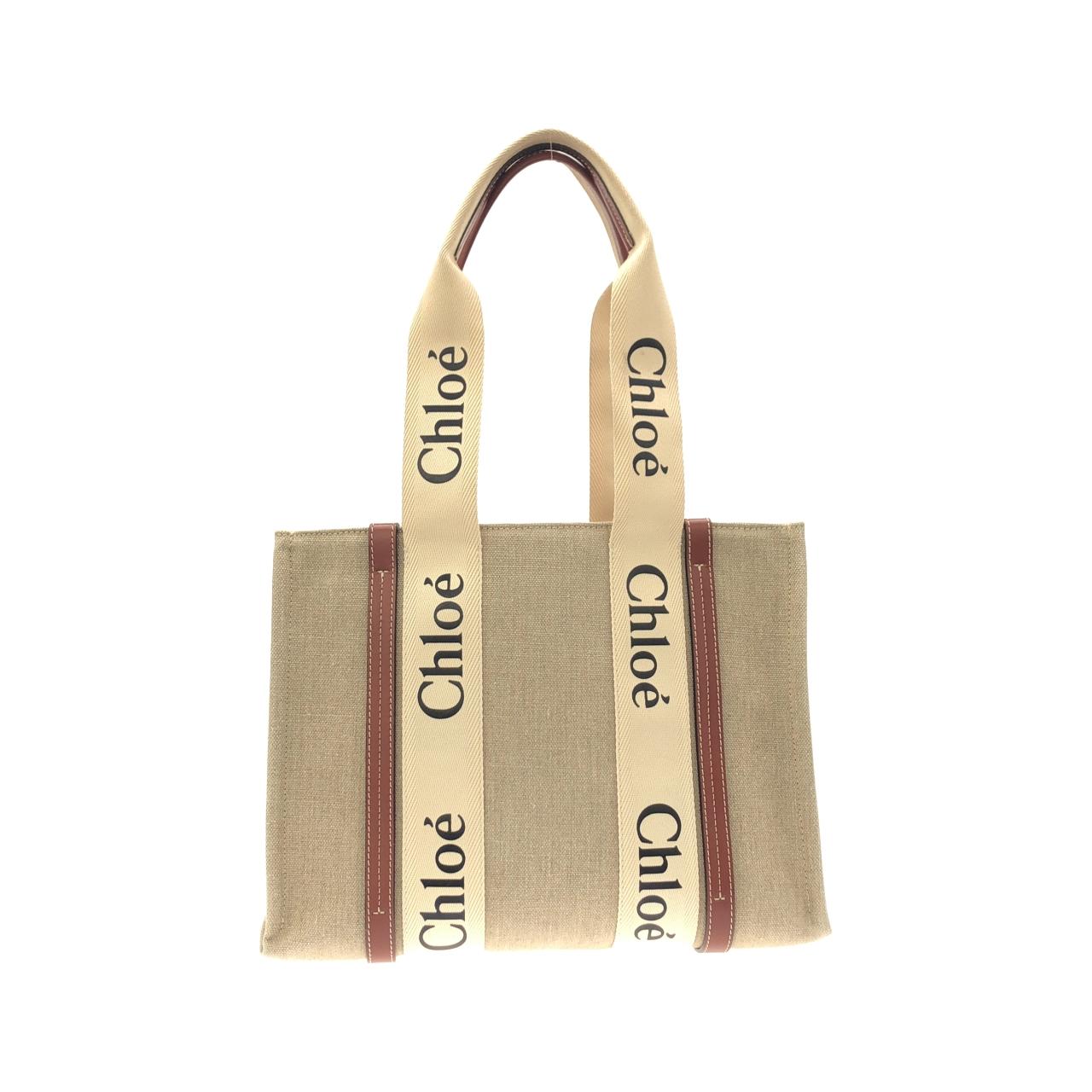 クロエ ウッディー ミディアム トート CHC22AS383 I26 バッグ