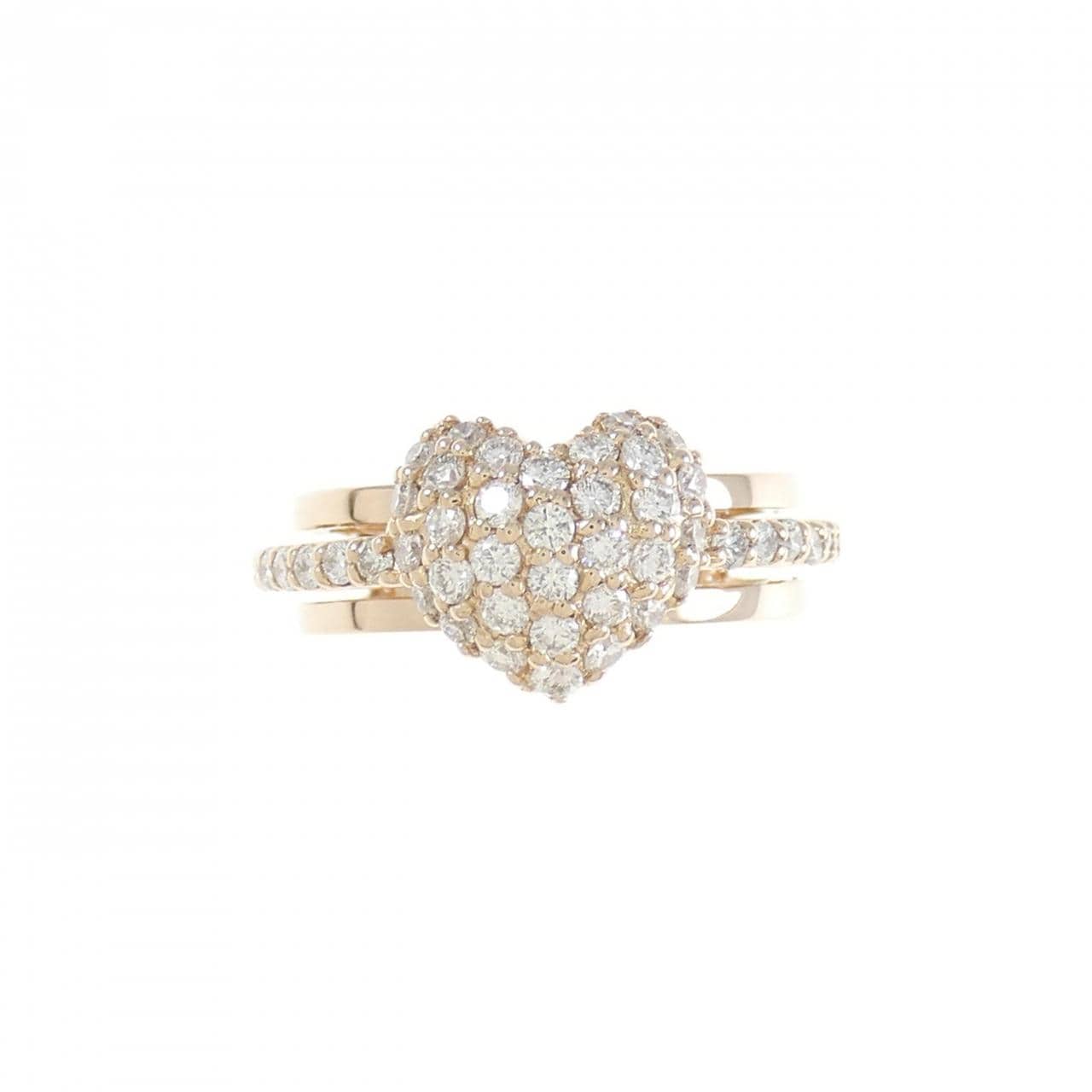 PONTE VECCHIO heart Diamond ring 0.51CT