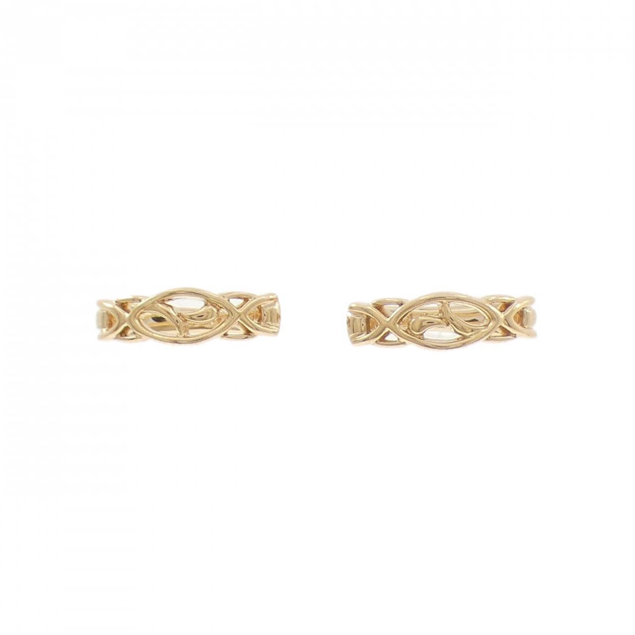 4゜C K18YG イヤーカフ