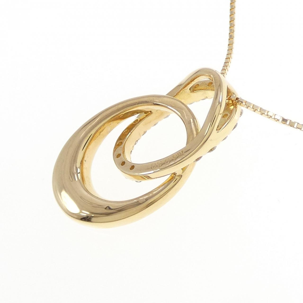 K18YG ダイヤモンド ネックレス 0.30CT