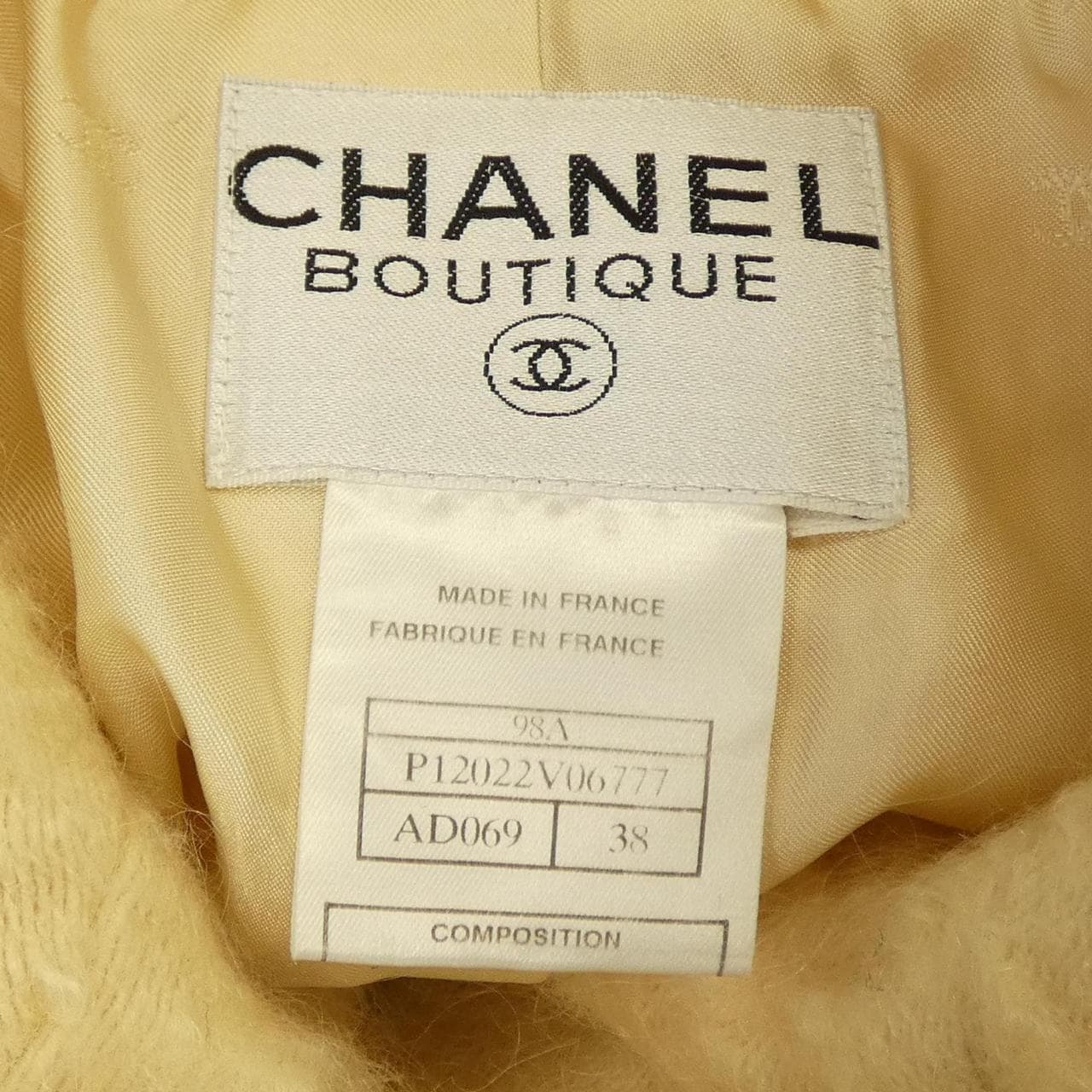 【ヴィンテージ】シャネル CHANEL P12022V06777 98A コート