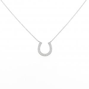 スタージュエリー ホースシュー ダイヤモンド ネックレス 0.09CT