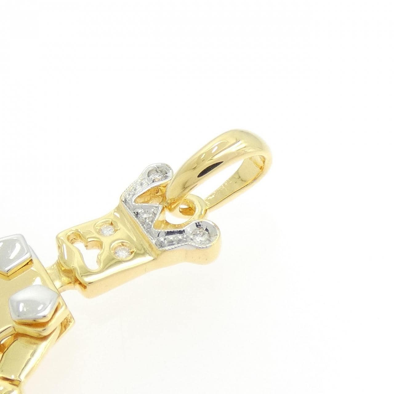 750YG/750WG Diamond Pendant 0.05CT