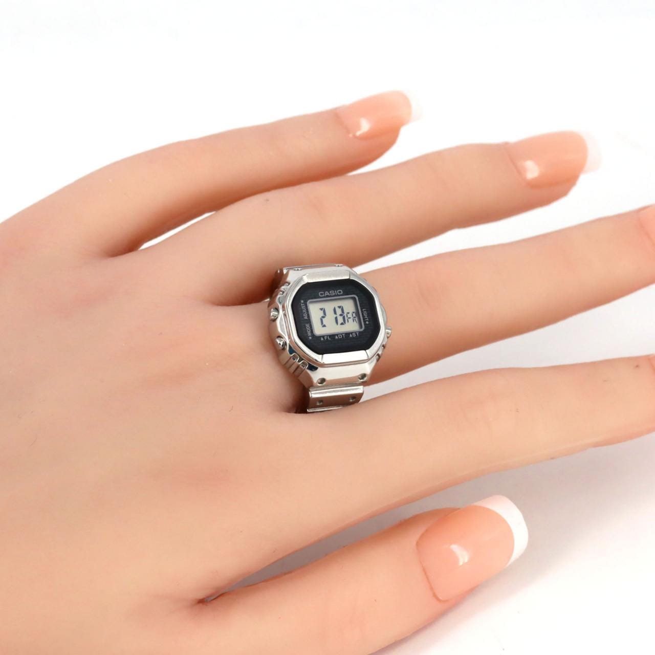 カシオ リングウォッチ CRW-001-1JR SS クォーツ