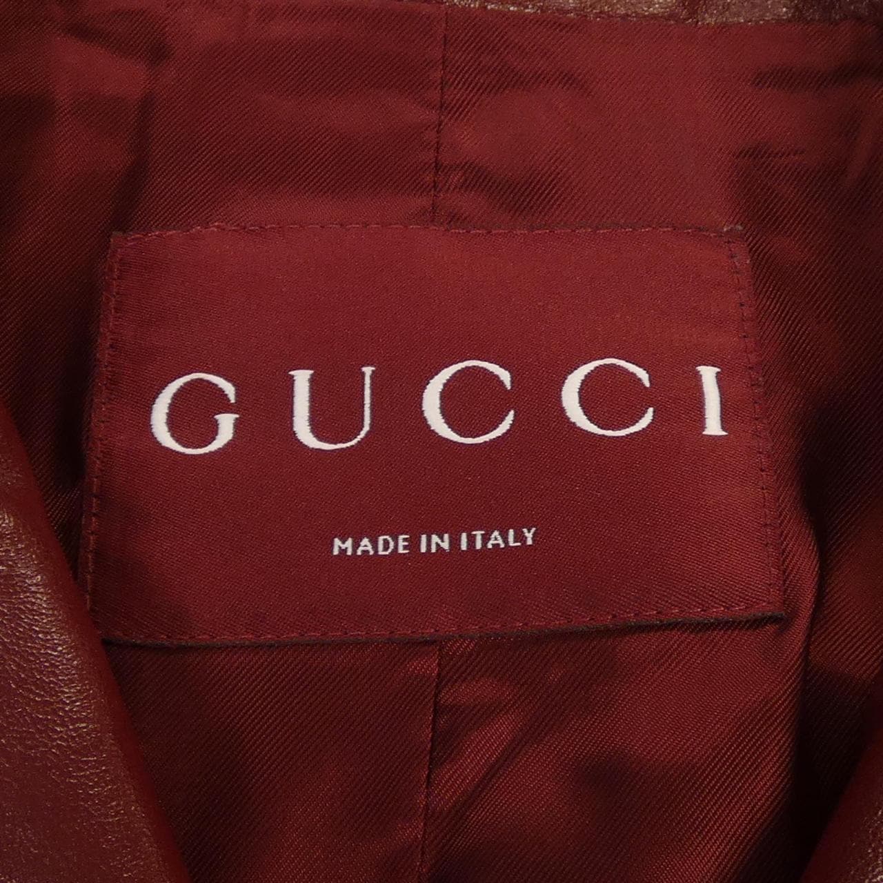 GUCCI 820744 XNA6G皮夹克