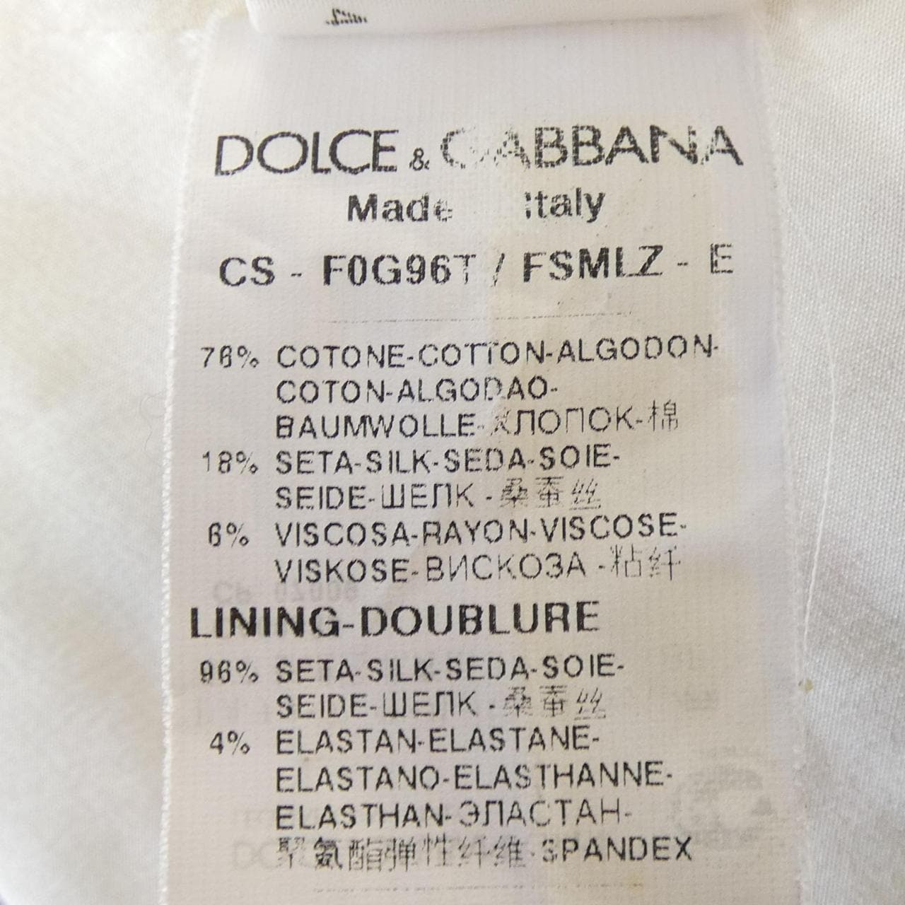 ドルチェアンドガッバーナ DOLCE&GABBANA F0G96T ワンピース