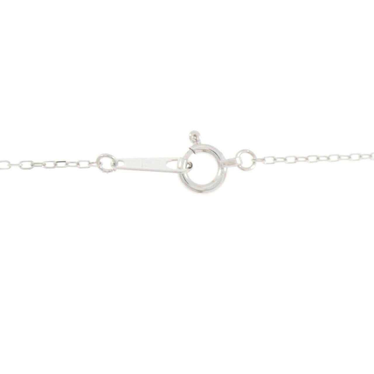 K18WG ダイヤモンド ネックレス 0.10CT