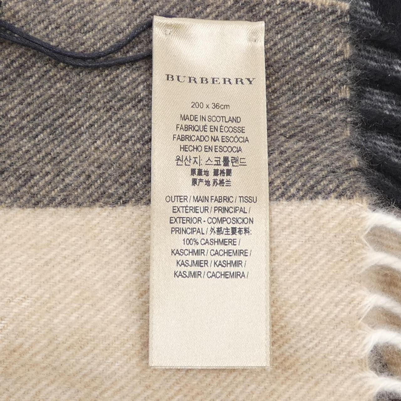 バーバリー BURBERRY MUFFLER