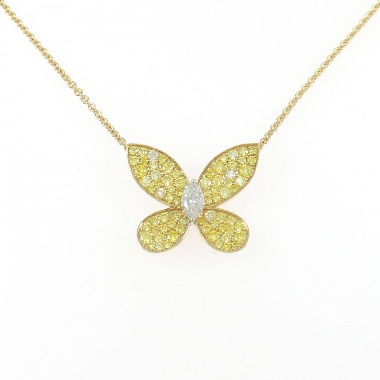 グラフ バタフライ ネックレス