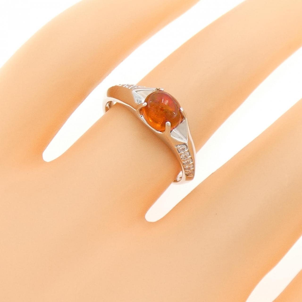 PT オパール リング 0.74CT