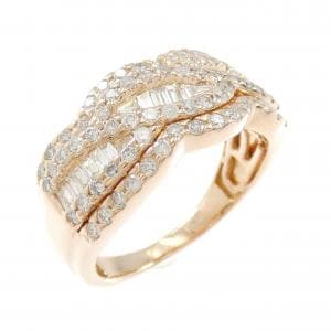 K18PG ダイヤモンド リング 1.00CT