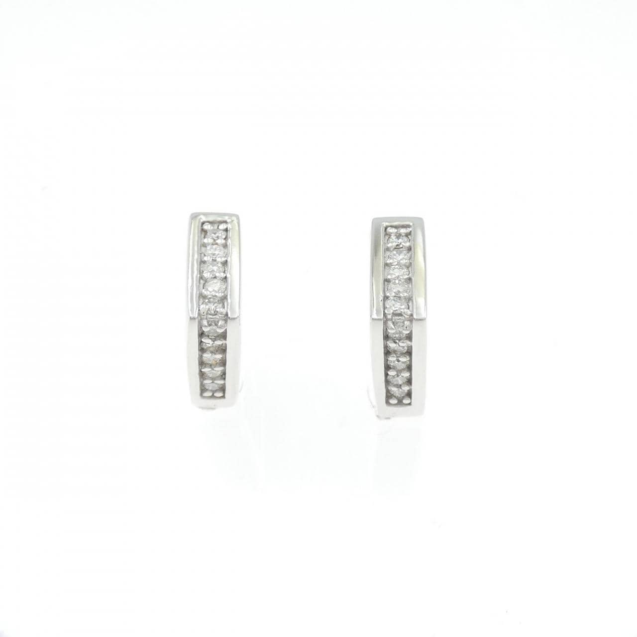 K18WG ダイヤモンド イヤリング 0.28CT