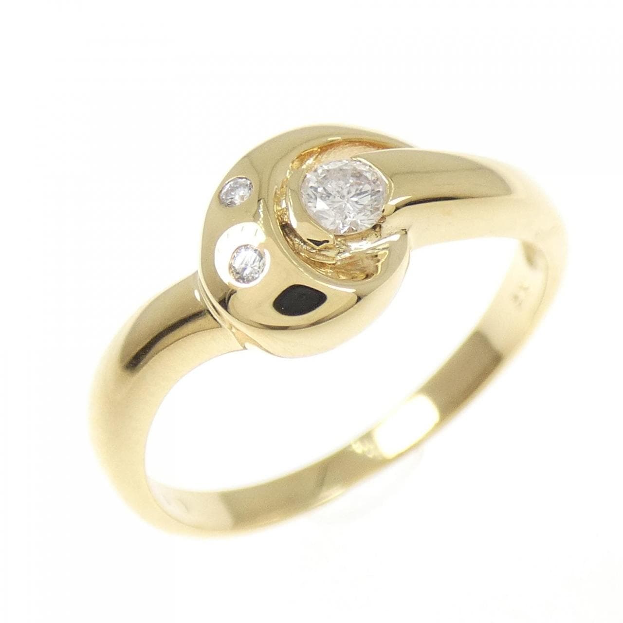 K18YG ダイヤモンド リング 0.10CT