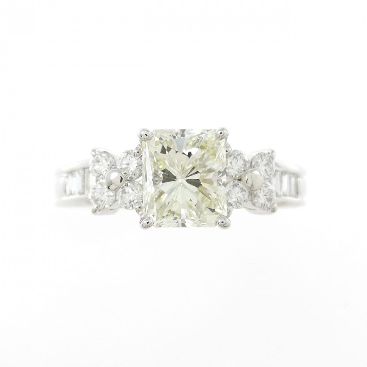 【リメイク】PT900 ダイヤモンド リング 1.024CT M VVS2 ファンシーカット