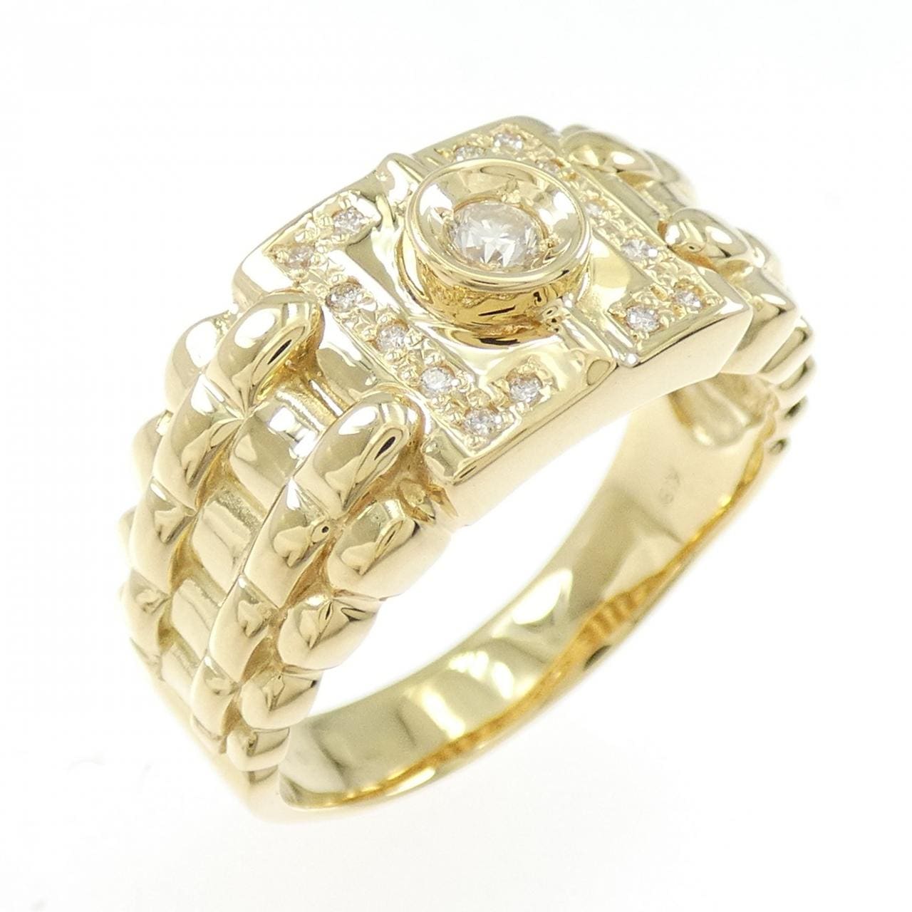 【新品】K18YG ダイヤモンド リング 0.17CT