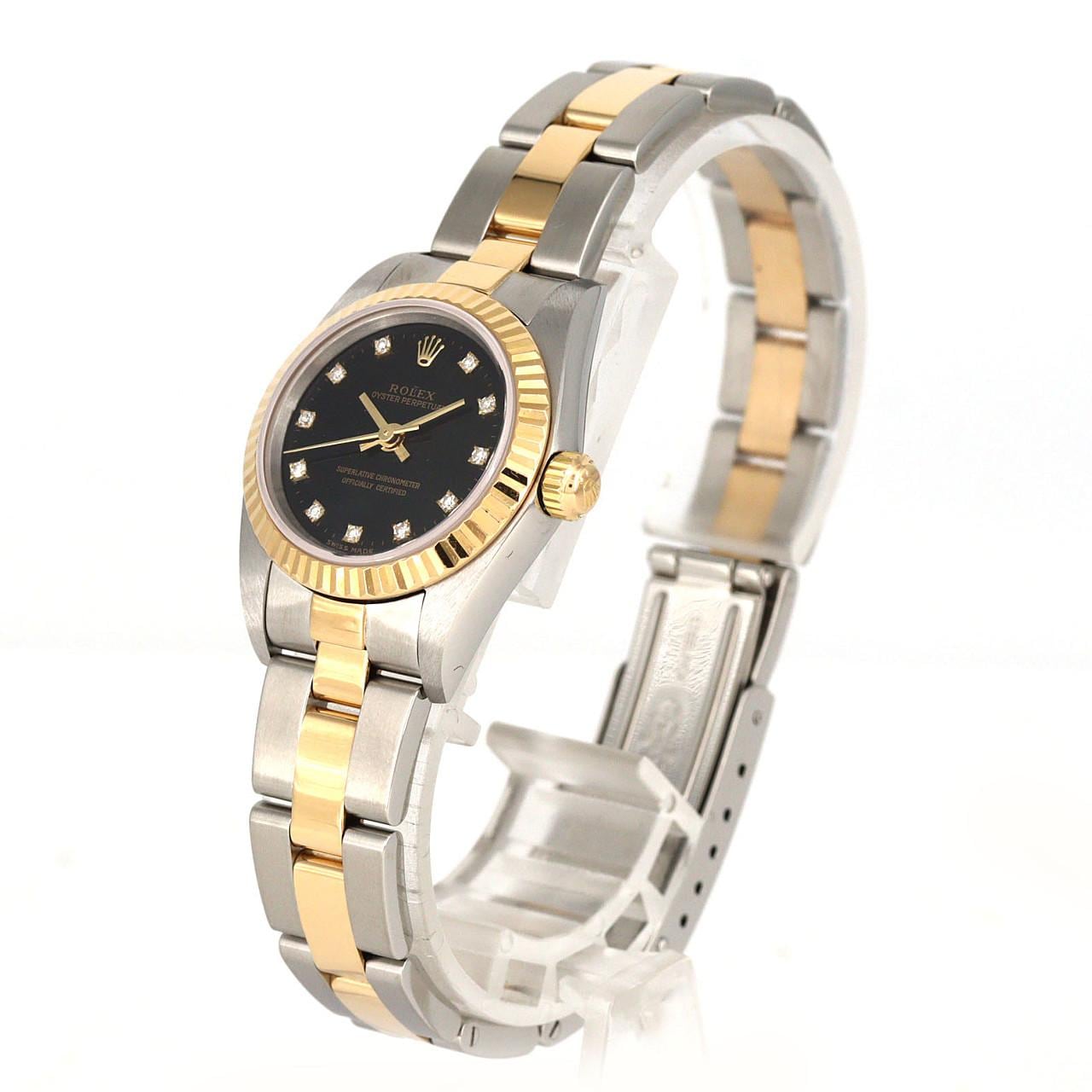 ロレックス オイスターパーペチュアル 76193G.･3 SSxYG 自動巻 P番