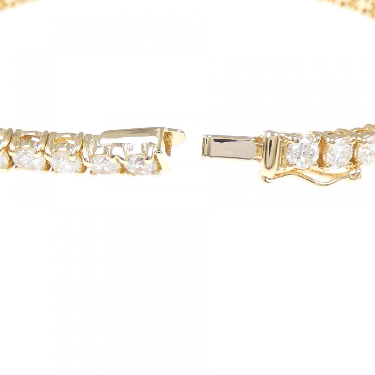 K18YG ダイヤモンド ブレスレット 4.55CT