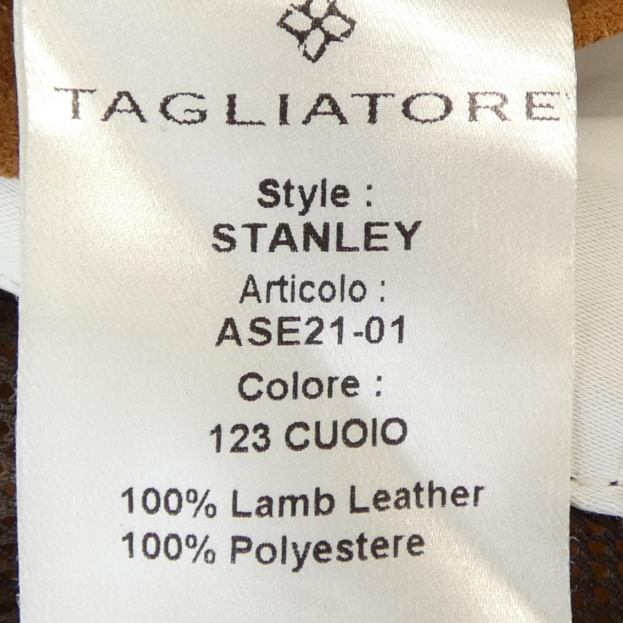 タリアトーレ TAGLIATORE レザーライダースジャケット
