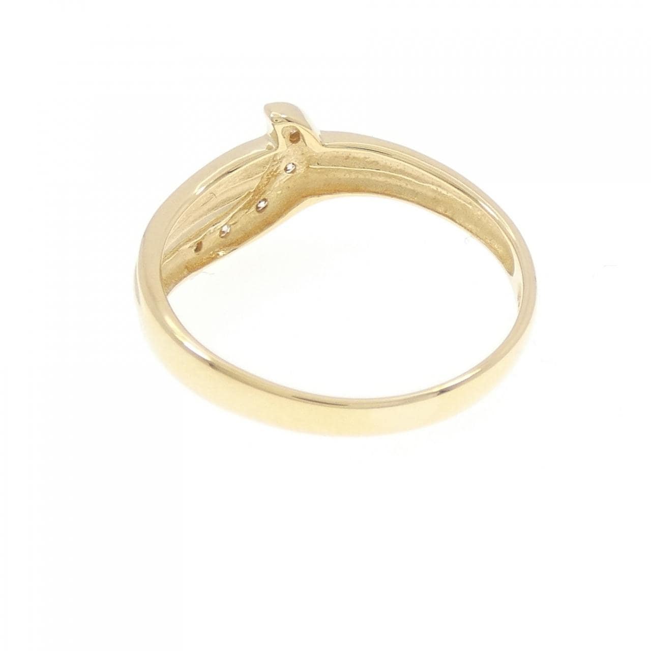 K18YG ダイヤモンド リング 0.04CT