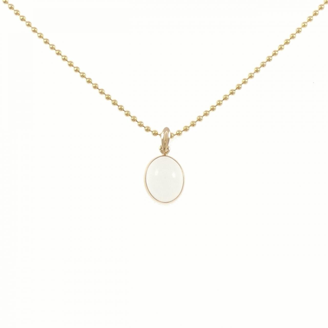 K18YG ムーンストーン ネックレス